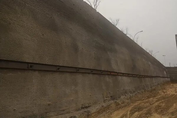 Soil Nail Wall of Foundation Slope